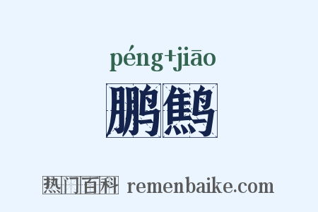 鹏鹪是什么意思的图片
